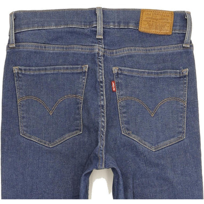 Levi's 720 Super Women Blue Skinny Slim Stretch Jeans W26 L30