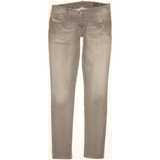 Diesel Grupee Women Grey Skinny Slim Stretch Jeans W27 L32