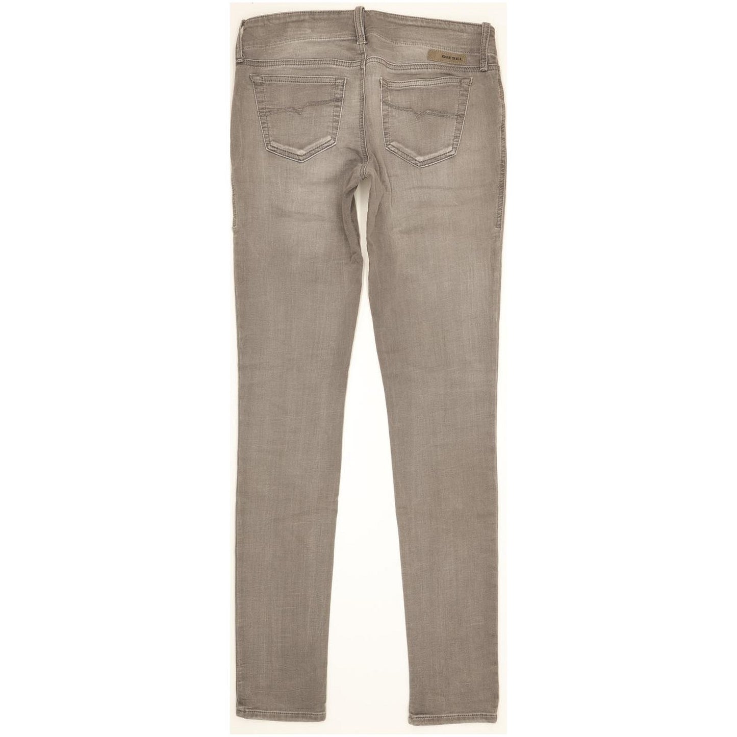 Diesel Grupee Women Grey Skinny Slim Stretch Jeans W27 L32