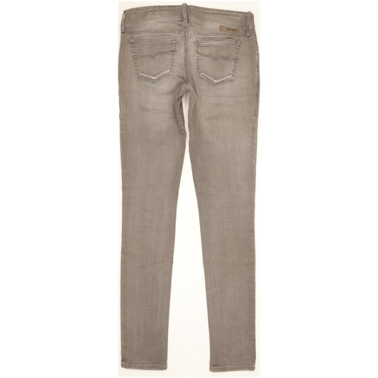 Diesel Grupee Women Grey Skinny Slim Stretch Jeans W27 L32