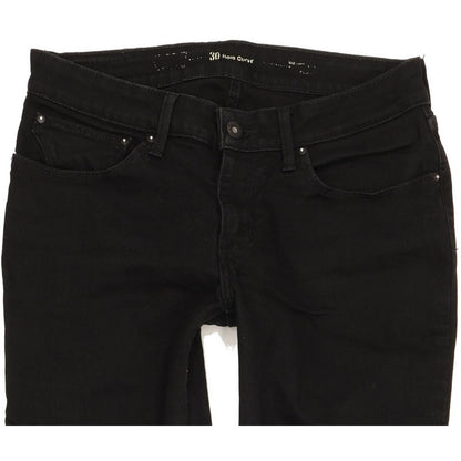 Levi's Bold Curve Women Black Straight Slim Stretch Jeans W30 L29