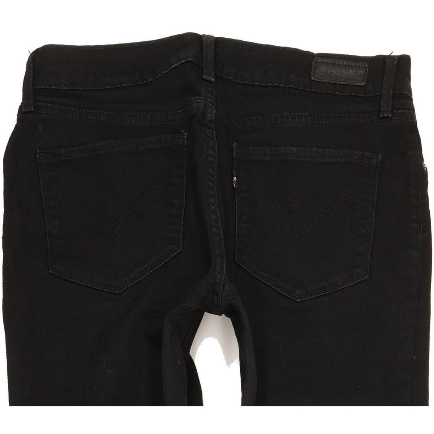 Levi's Bold Curve Women Black Straight Slim Stretch Jeans W30 L29