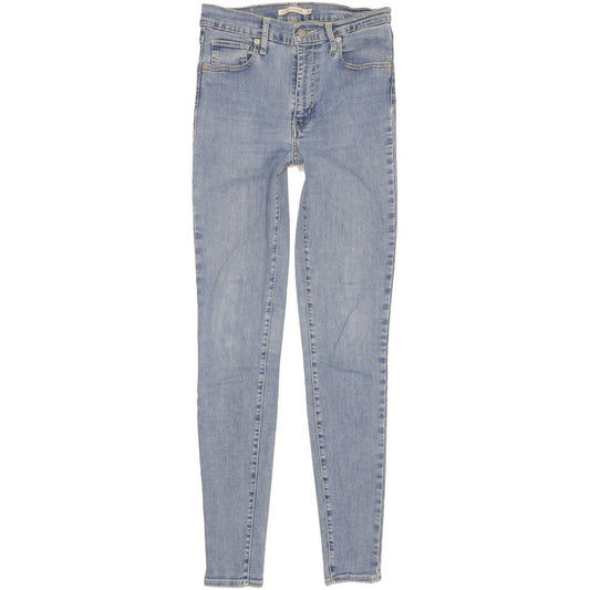 Levi's Mile Blue Skinny Slim Stretch Jeans High Waisted W28 L32