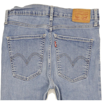 Levi's Mile Blue Skinny Slim Stretch Jeans High Waisted W28 L32