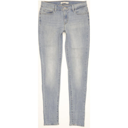 Levi's 710 Super Women Blue Skinny Slim Stretch Jeans W29 L32