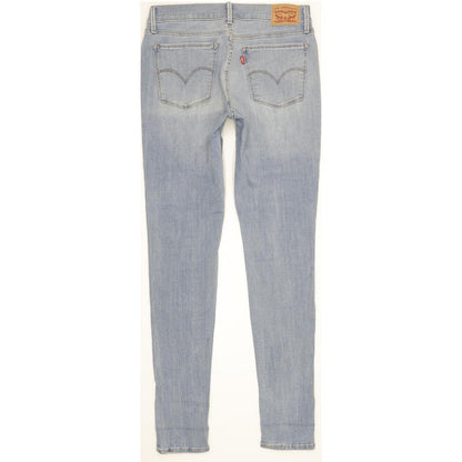 Levi's 710 Super Women Blue Skinny Slim Stretch Jeans W29 L32