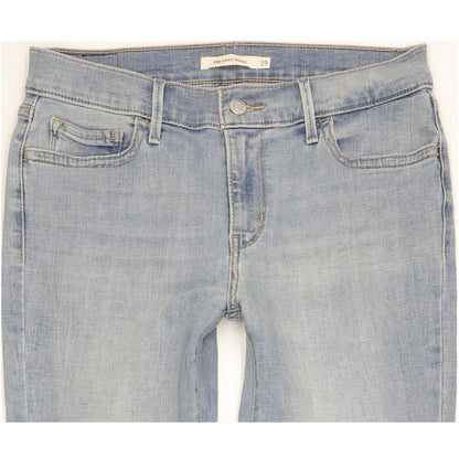 Levi's 710 Super Women Blue Skinny Slim Stretch Jeans W29 L32