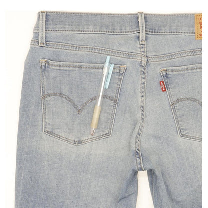Levi's 710 Super Women Blue Skinny Slim Stretch Jeans W29 L32