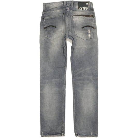 G-Star Attacc Men Blue Straight Regular Jeans W33 L34