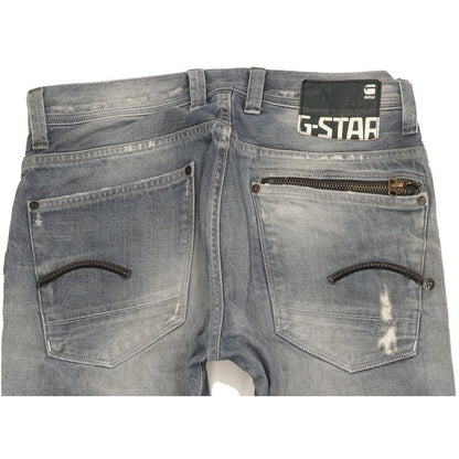 G-Star Attacc Men Blue Straight Regular Jeans W33 L34