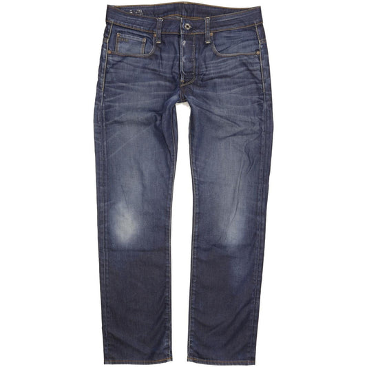 G-Star 3301 Men Blue Straight Regular Jeans W33 L31