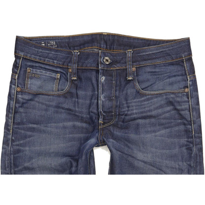 G-Star 3301 Men Blue Straight Regular Jeans W33 L31