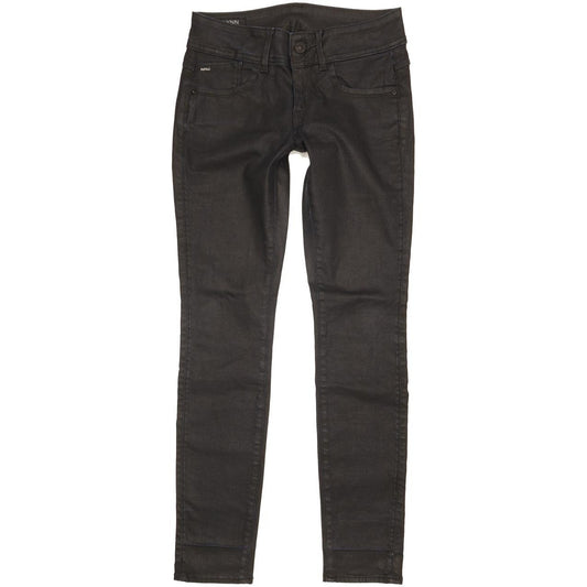G-Star Lynn Mid Women Navy Skinny Slim Stretch Jeans W27 L30