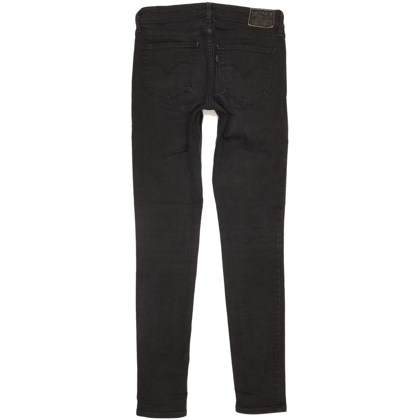 Levi's 711 Women Black Skinny Slim Stretch Jeans W26 L31