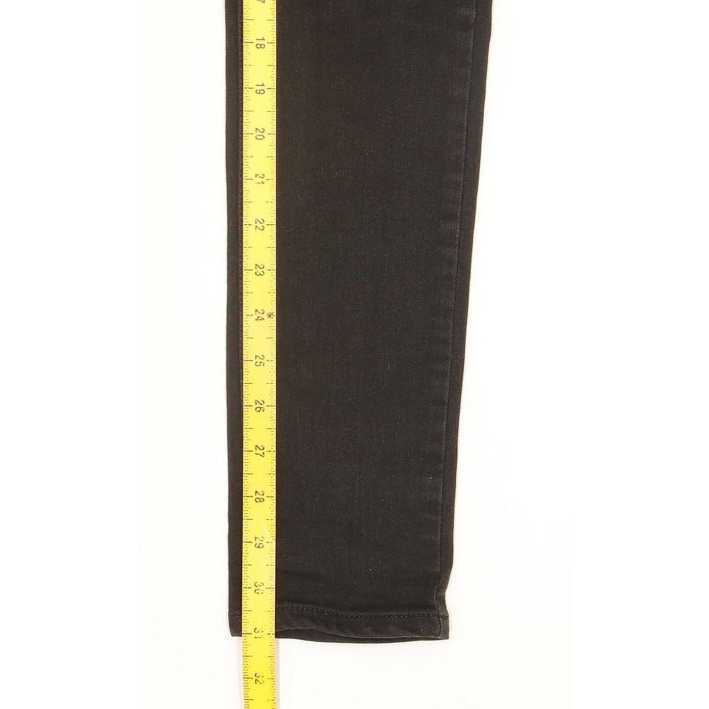Levi's 711 Women Black Skinny Slim Stretch Jeans W26 L31
