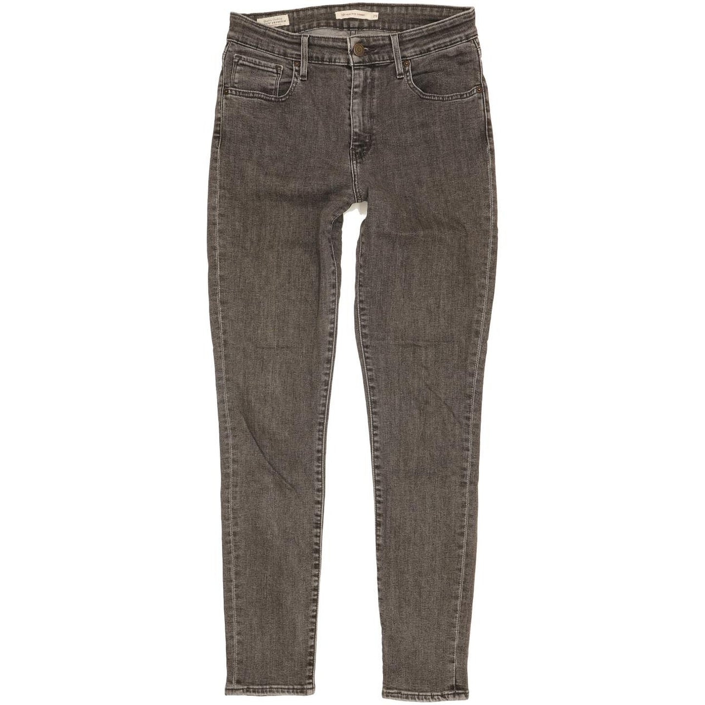 Levi's 721 Women Charcoal Skinny Slim Stretch Jeans W29 L30