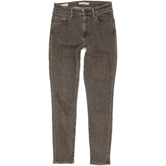 Levi's 721 Women Charcoal Skinny Slim Stretch Jeans W29 L30