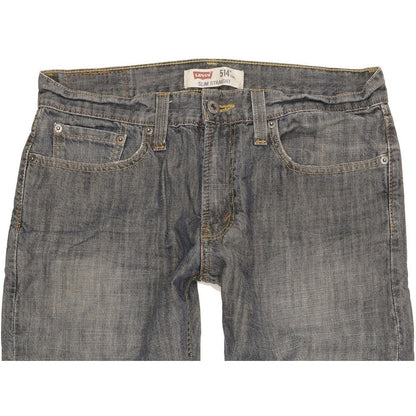Levi's 514 Men Blue Straight Slim Jeans W32 L29