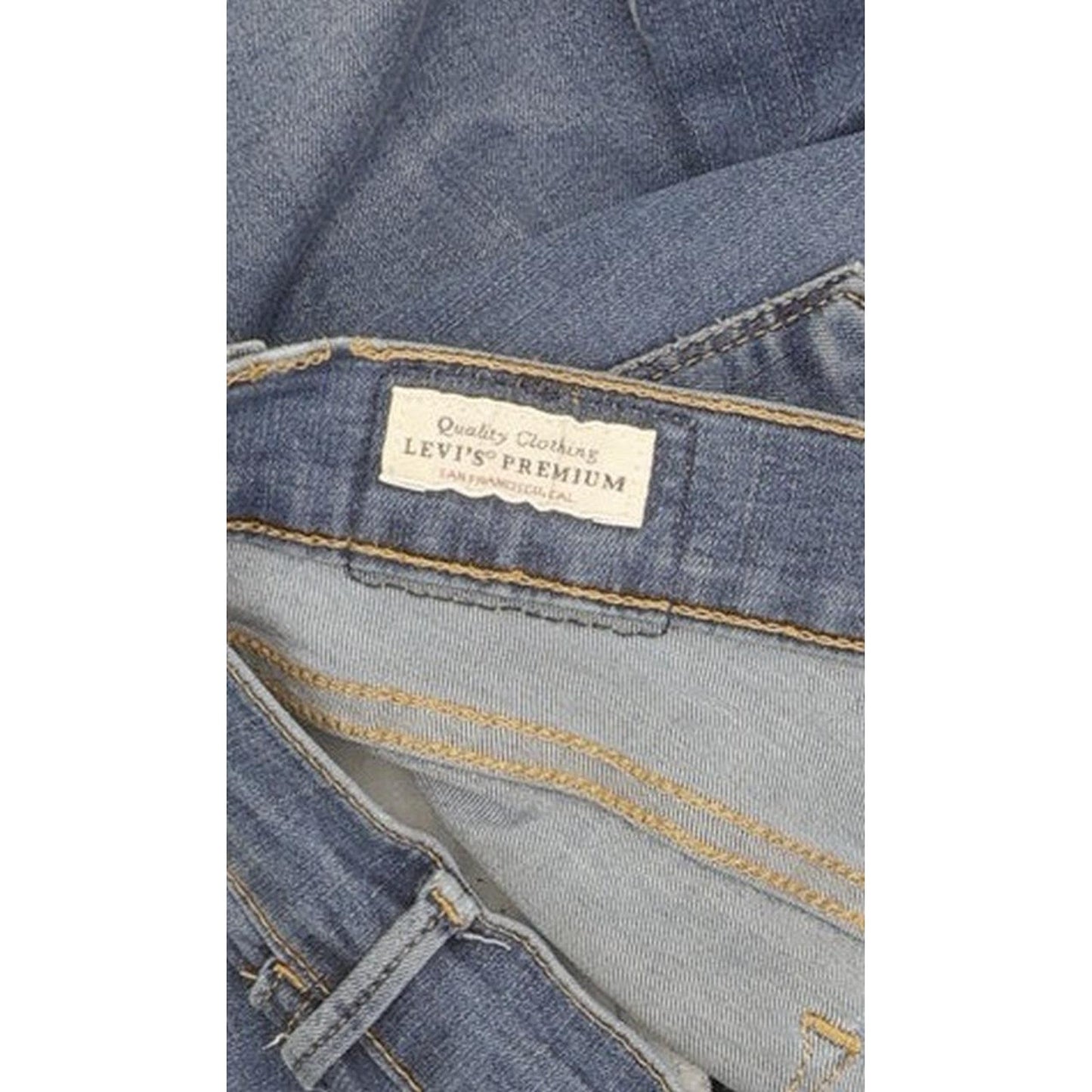 Levi's 710 Super Women Blue Skinny Slim Stretch Jeans W26 L27