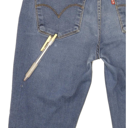 Levi's 710 Super Women Blue Skinny Slim Stretch Jeans W26 L27