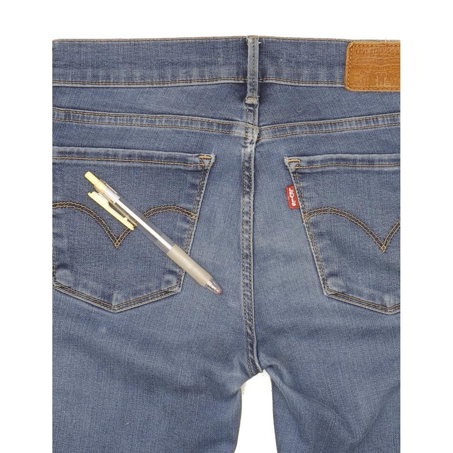 Levi's 710 Super Women Blue Skinny Slim Stretch Jeans W26 L27