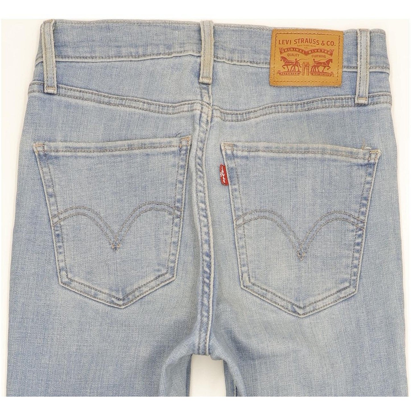 Levi's Mile Blue Skinny Slim Stretch Jeans High Waisted W26 L28