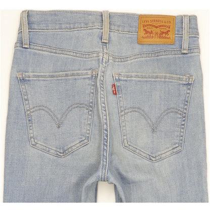 Levi's Mile Blue Skinny Slim Stretch Jeans High Waisted W26 L28