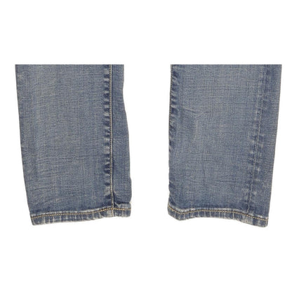 G-Star Midge Saddle Women Blue Straight Slim Stretch Jeans W26 L32