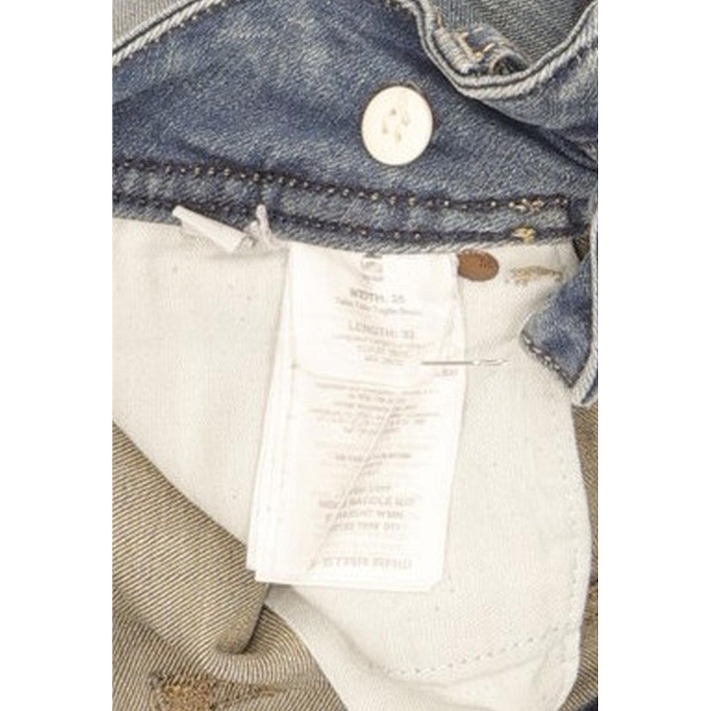 G-Star Midge Saddle Women Blue Straight Slim Stretch Jeans W26 L32