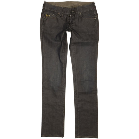 G-Star Midge Women Navy Straight Slim Stretch Jeans W30 L33