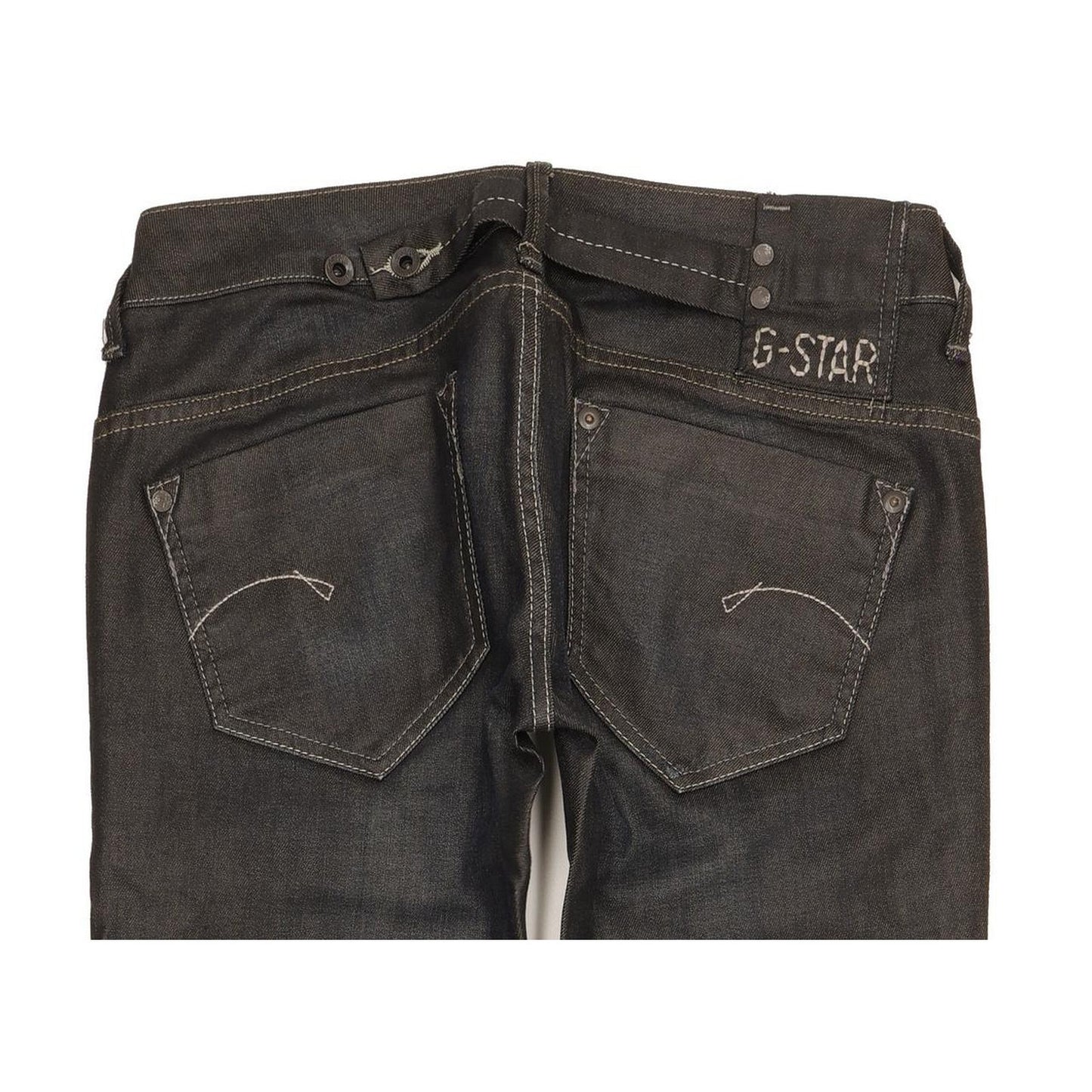 G-Star Midge Women Navy Straight Slim Stretch Jeans W30 L33