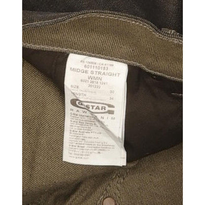 G-Star Midge Women Navy Straight Slim Stretch Jeans W30 L33