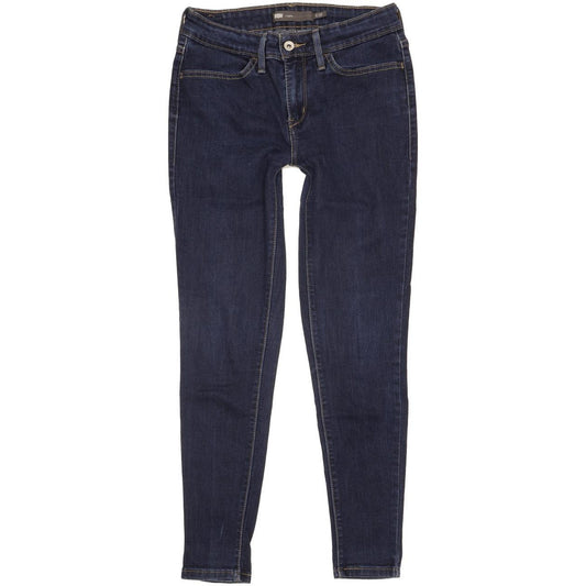 Levi's Women Blue Skinny Slim Stretch Leggings W28 L28