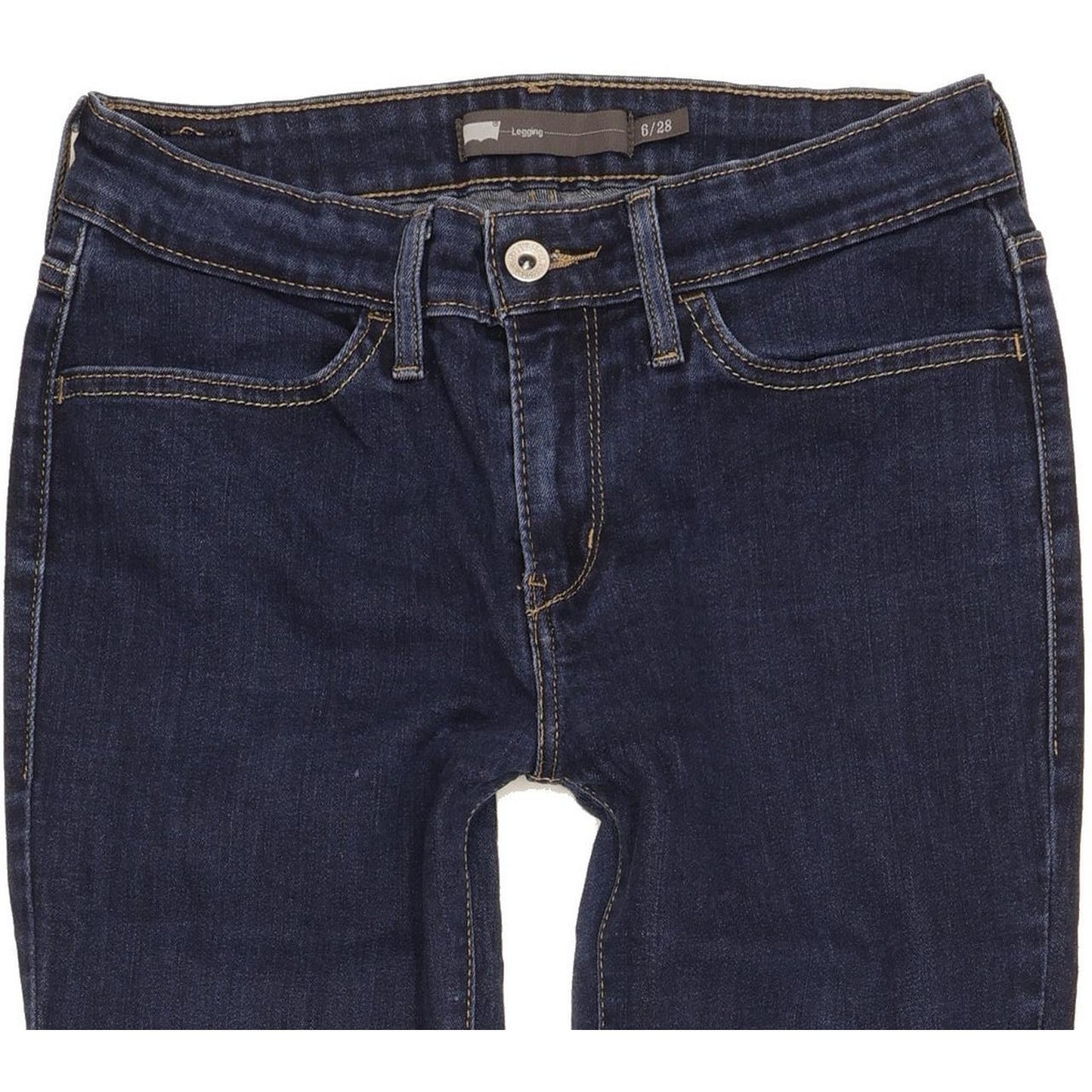 Levi's Women Blue Skinny Slim Stretch Leggings W28 L28