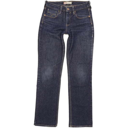 Levi's 627 Women Blue Straight Slim Stretch Jeans W27 L31