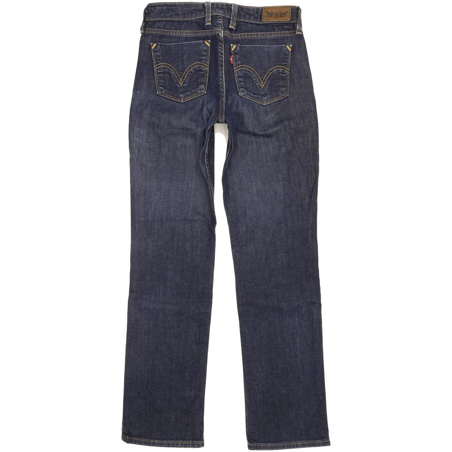 Levi's 627 Women Blue Straight Slim Stretch Jeans W27 L31