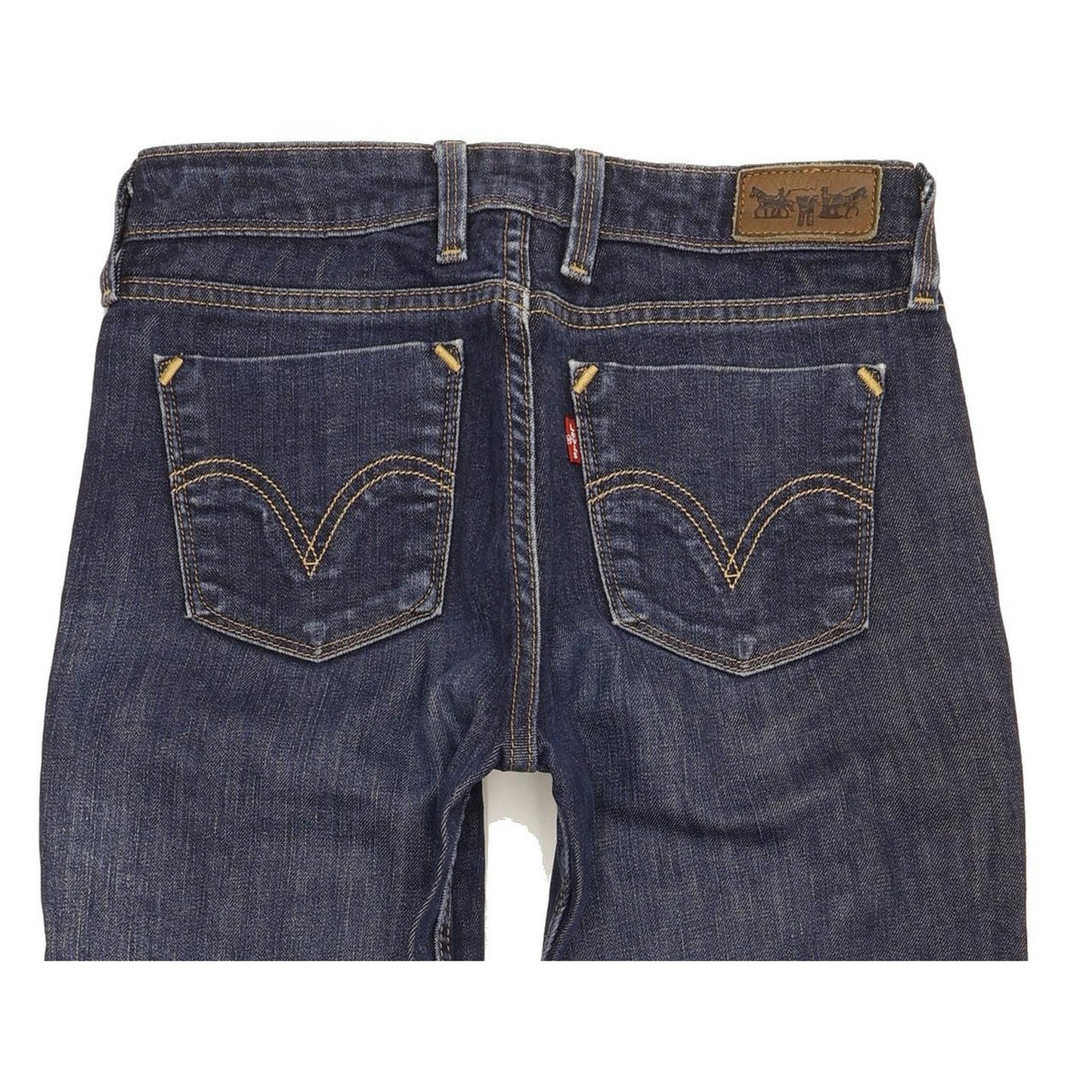 Levi's 627 Women Blue Straight Slim Stretch Jeans W27 L31