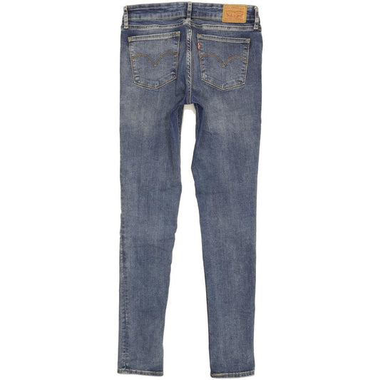 Levi's 711 Women Blue Skinny Slim Stretch Jeans W30 L32