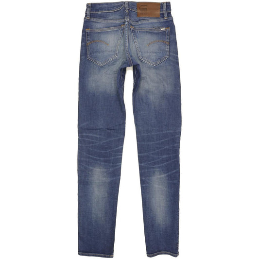 G-Star 3301 Men Blue Straight Slim Stretch Jeans W25 L33