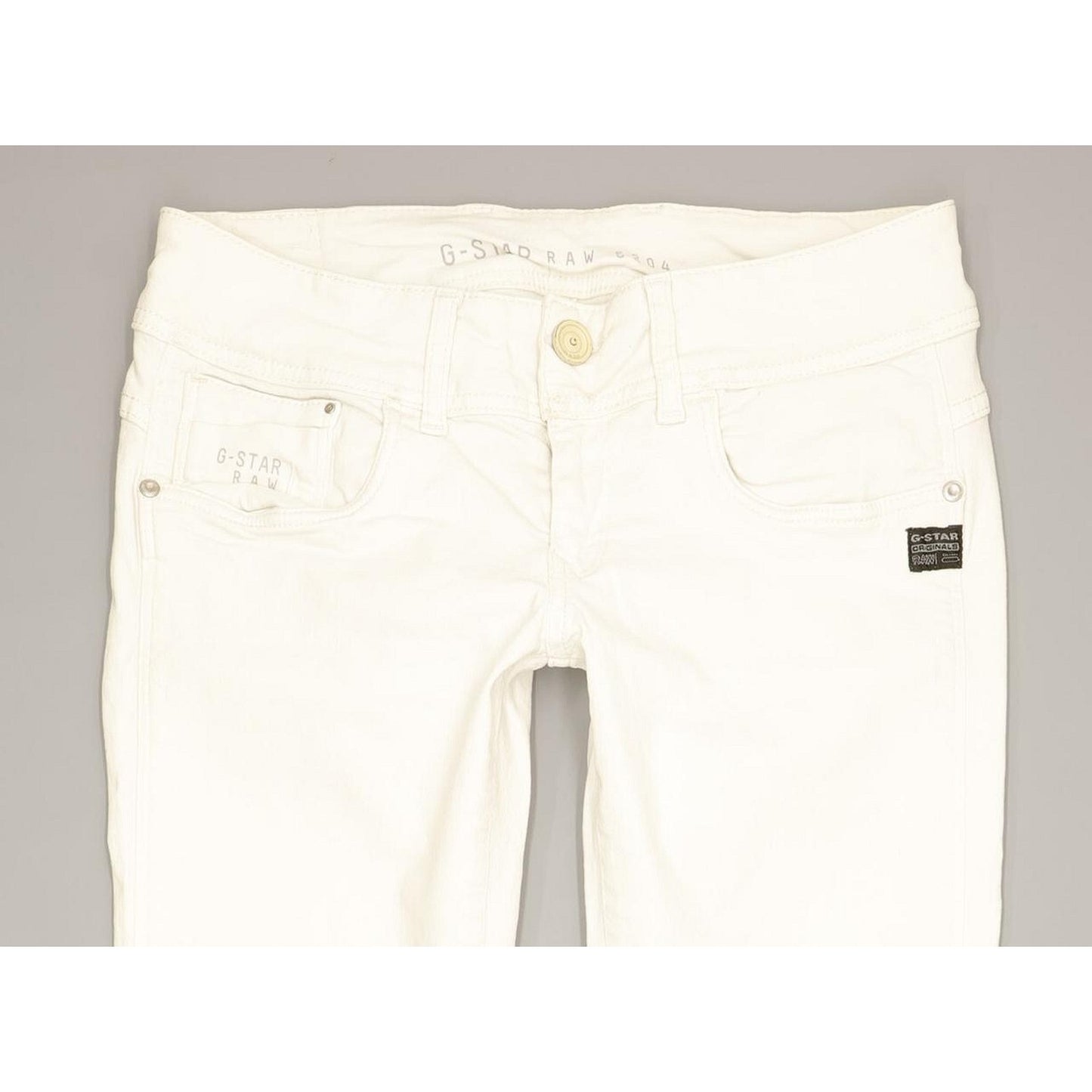 G-Star Midge Cody Women White Skinny Slim Stretch Jeans W28 L31
