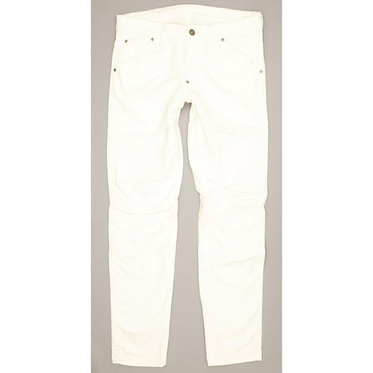G-Star 5620 3D Men White Tapered Regular Jeans W31 L32