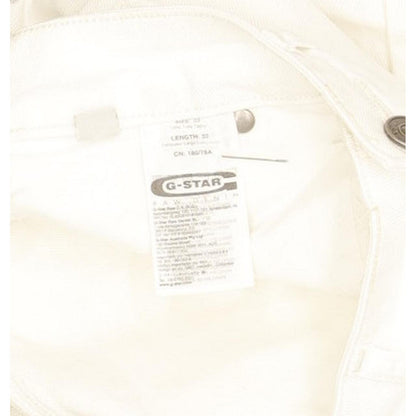 G-Star 5620 3D Men White Tapered Regular Jeans W31 L32