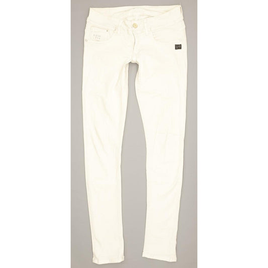 G-Star Midge Cody Women White Skinny Slim Stretch Jeans W29 L33