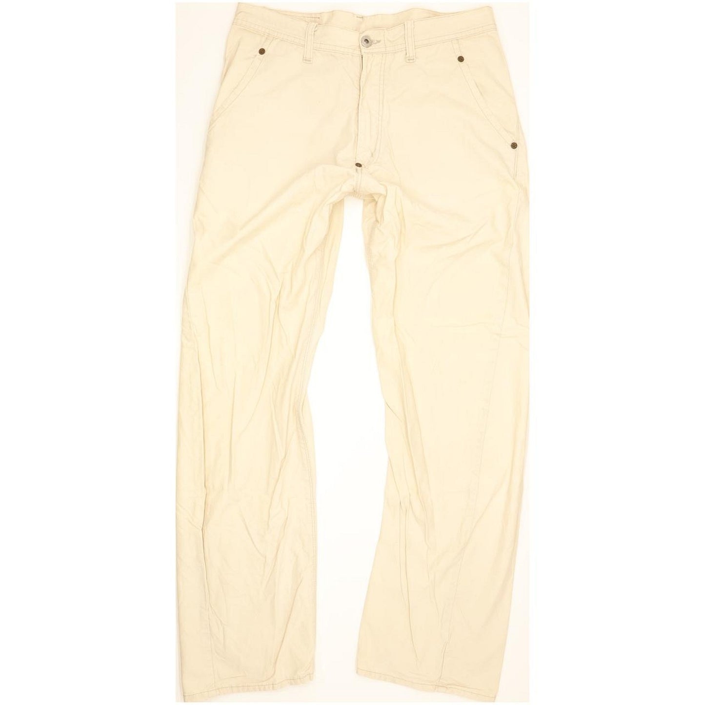 Levi's Men Beige Straight Regular Stretch Jeans W31 L31