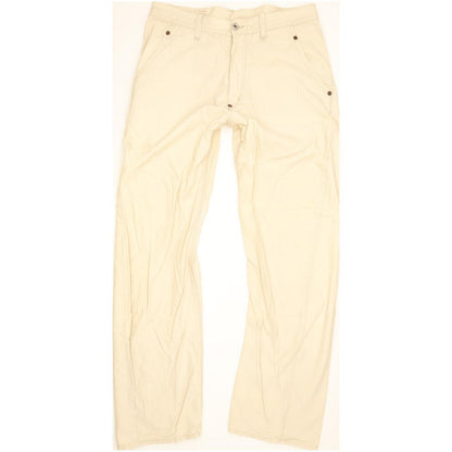 Levi's Men Beige Straight Regular Stretch Jeans W31 L31