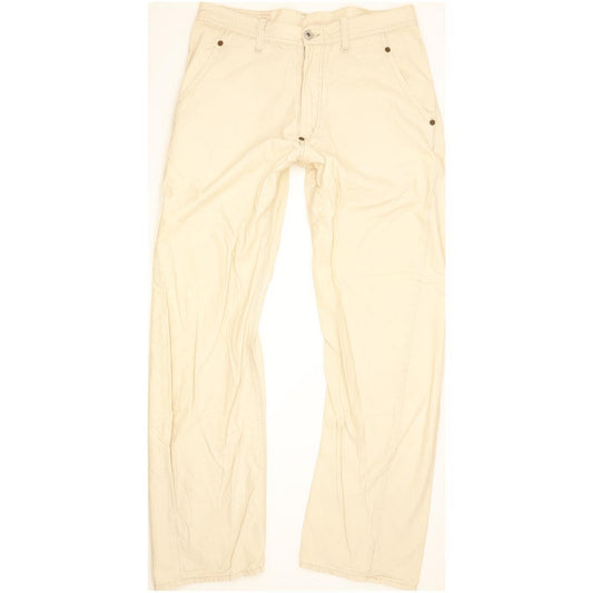 Levi's Men Beige Straight Regular Stretch Jeans W31 L31