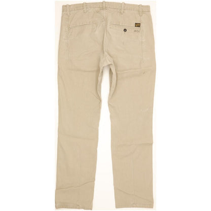 G-Star Laundry Bronson Beige Tapered Loose Chino Stretch Jeans High Waisted W31 L32
