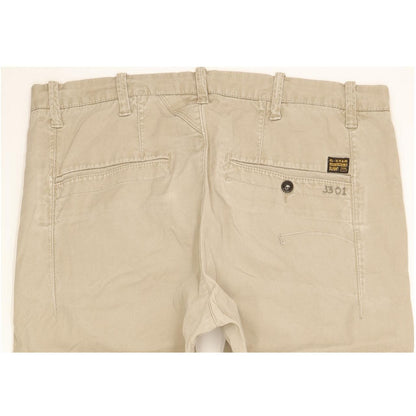 G-Star Laundry Bronson Beige Tapered Loose Chino Stretch Jeans High Waisted W31 L32