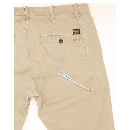 G-Star Laundry Bronson Beige Tapered Loose Chino Stretch Jeans High Waisted W31 L32