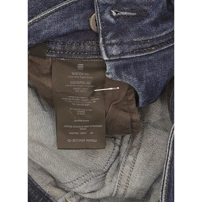 G-Star Midge Saddle Women Blue Straight Slim Stretch Jeans W25 L32
